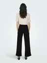 Jacqueline de Yong Черни дамски панталони с широки крачоли JDY Geggo