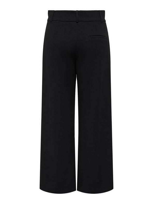 Jacqueline de Yong Черни дамски панталони с широки крачоли JDY Geggo