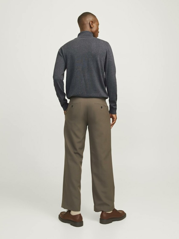 Jack & Jones Тъмносив мъжки пуловер Jack & Jones Basic