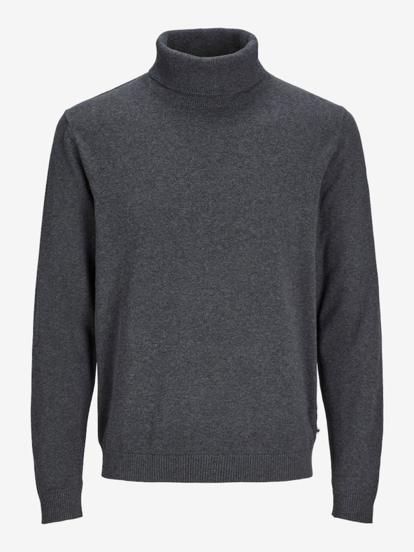 Jack & Jones Тъмносив мъжки пуловер Jack & Jones Basic