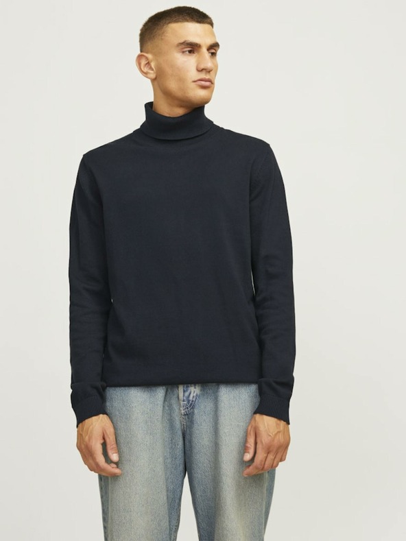 Jack & Jones Тъмно синьо Мъжки Jack & Jones Basic Turtleneck