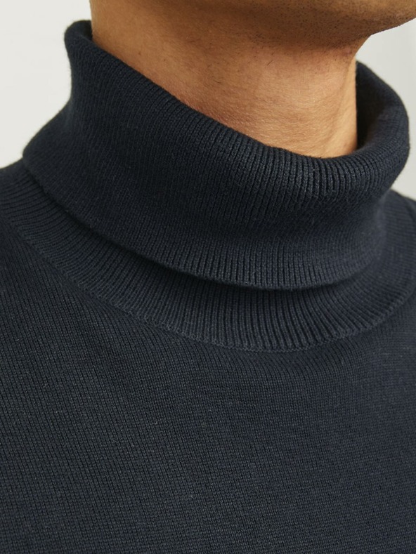 Jack & Jones Тъмно синьо Мъжки Jack & Jones Basic Turtleneck