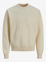Jack & Jones Крем Мъжки пуловер Jack & Jones Vester