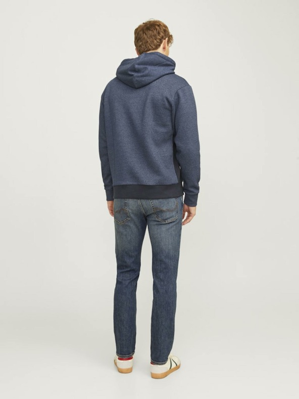 Jack & Jones Тъмносини мъжки дънки с права кройка Jack & Jones Clark