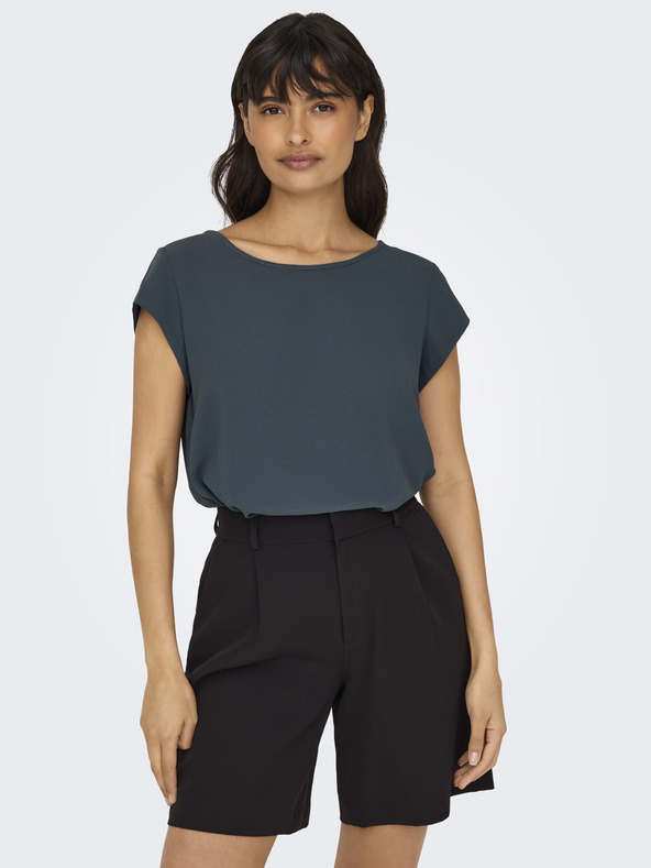 ONLY Тъмно синя дамска блуза ONLY Vic