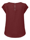 ONLY Дамска блуза ONLY Vic в цвят бордо