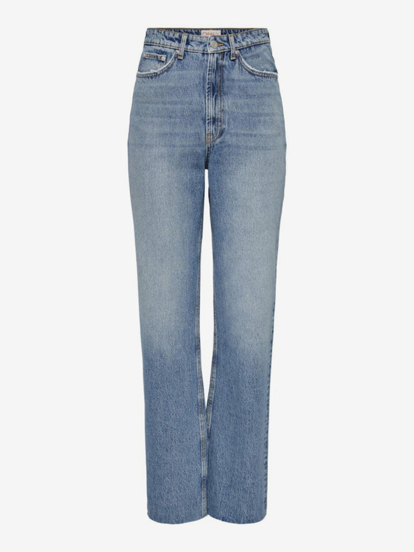 ONLY Сини дамски дънки с права кройка ONLY Riley