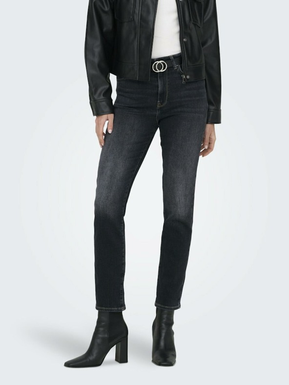 ONLY Черни дамски дънки с права кройка ONLY Emily