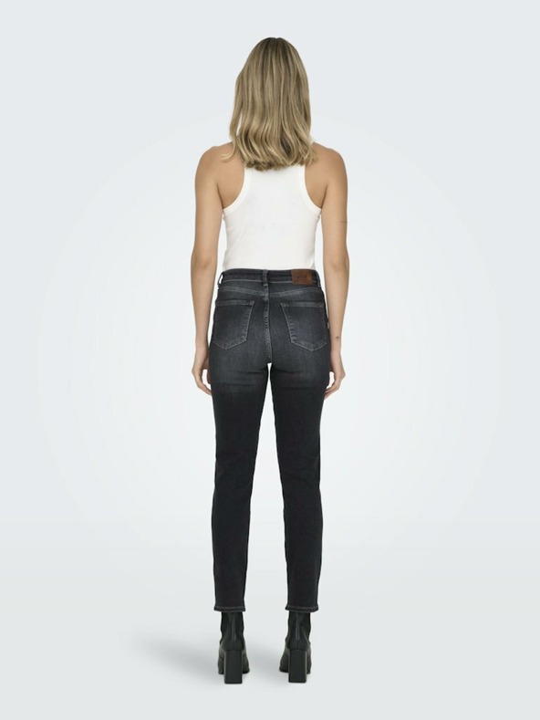 ONLY Черни дамски дънки с права кройка ONLY Emily