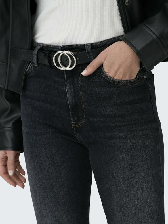 ONLY Черни дамски дънки с права кройка ONLY Emily