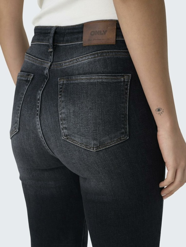 ONLY Черни дамски дънки с права кройка ONLY Emily