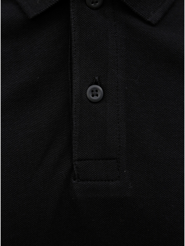 Jack & Jones Черна поло риза Jack & Jones