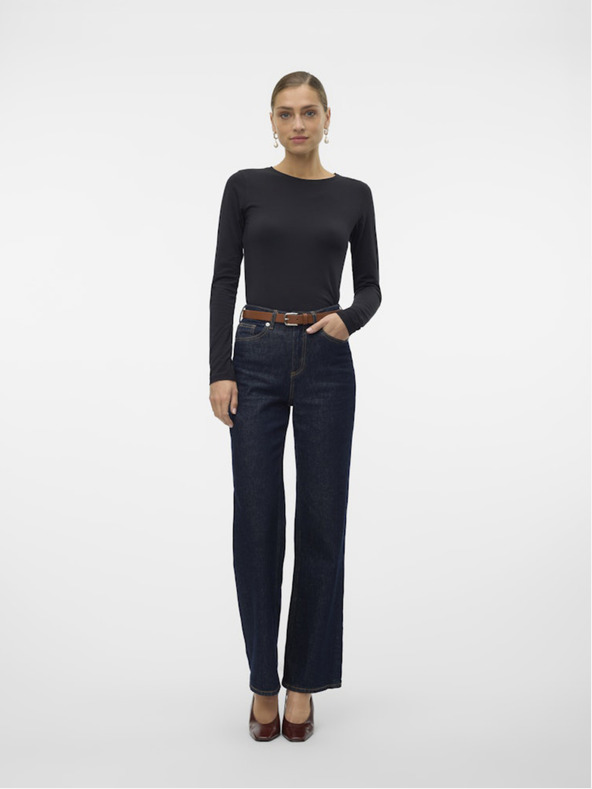 Vero Moda Черна дамска тениска Vero Moda Lulu