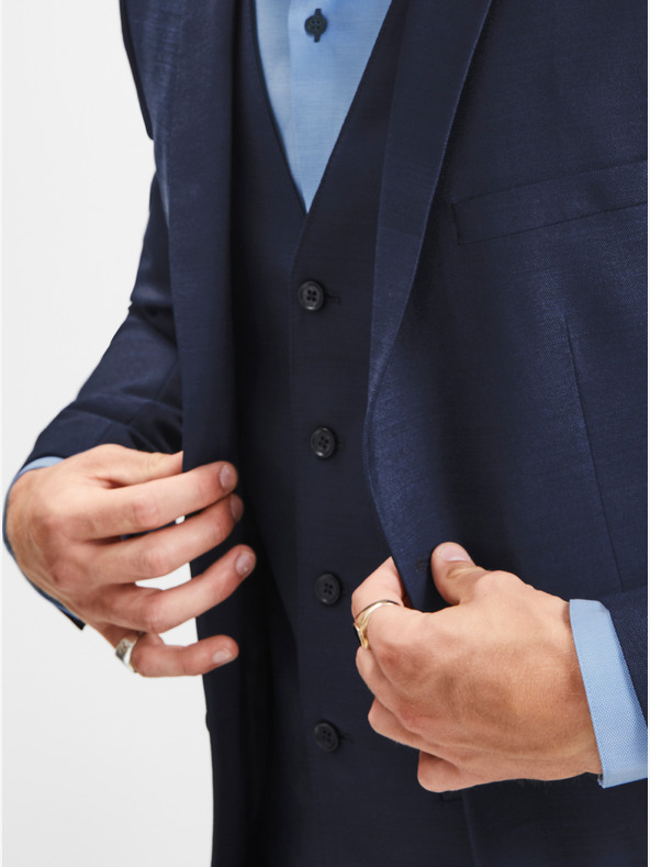 Jack & Jones Jack & Jones Laris тъмносиньо сако от вълнена смес