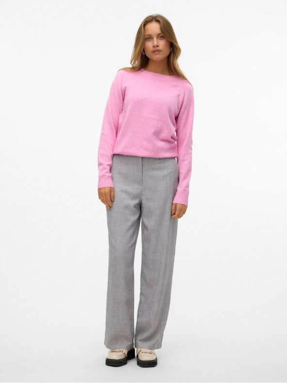 Vero Moda Розов пуловер Doffy на жените Vero Moda