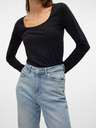 Vero Moda Черна дамска тениска Vero Moda Lulu