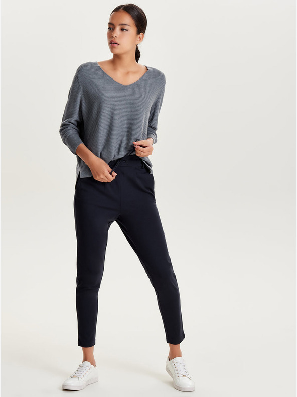 ONLY Тъмносини панталони ONLY Poptrash