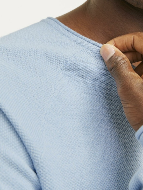 Jack & Jones Светлосин мъжки пуловер Jack & Jones Hill