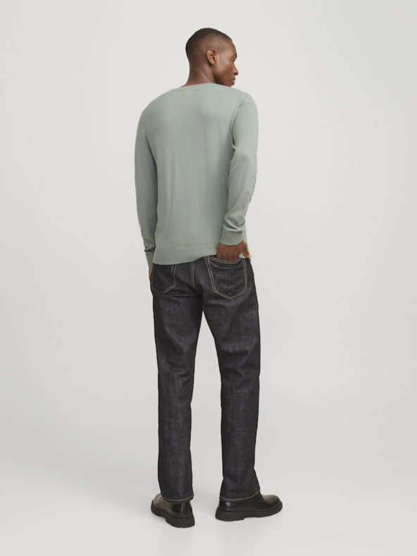 Jack & Jones Зелен мъжки пуловер Jack & Jones Emil