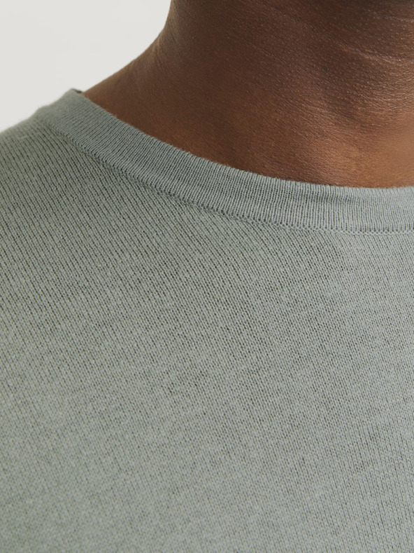 Jack & Jones Зелен мъжки пуловер Jack & Jones Emil