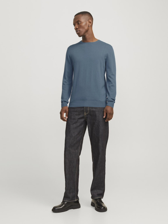 Jack & Jones Син мъжки пуловер Jack & Jones Emil