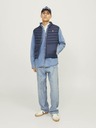 Jack & Jones Тъмносиня мъжка ватирана жилетка Jack & Jones