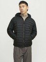 Jack & Jones Jack & Jones Мъжко черно ватирано яке