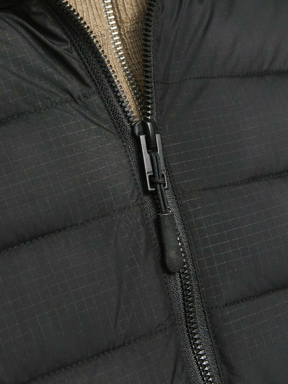 Jack & Jones Jack & Jones Мъжко черно ватирано яке