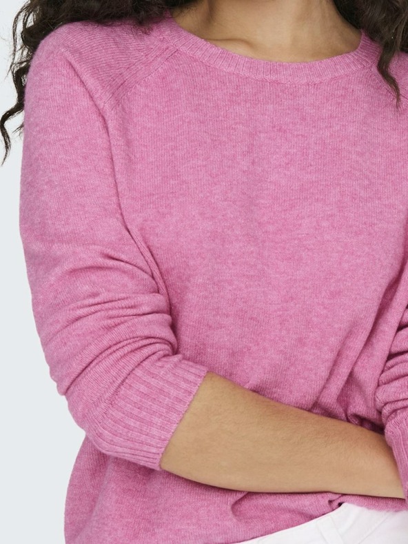 ONLY Розов дамски пуловер ONLY Lesly