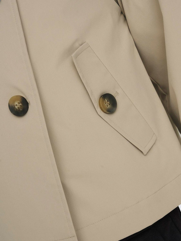 ONLY Бежово дамско късо палто ONLY April