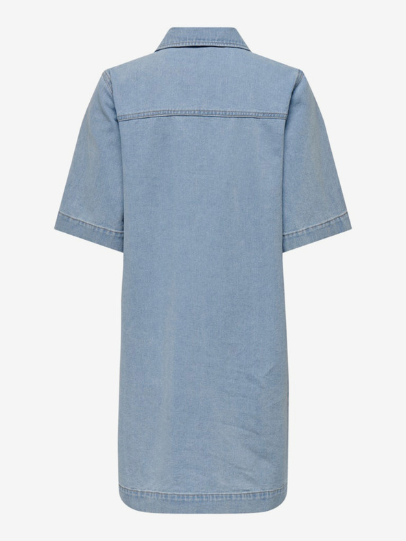 ONLY Светлосиня дамска риза от деним рокля ONLY Belle