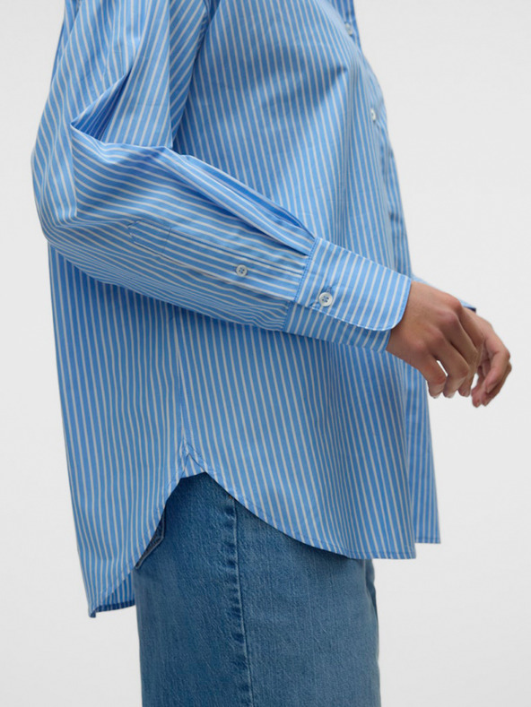 AWARE by VERO MODA Синя дамска тениска на райета AWARE by VERO MODA