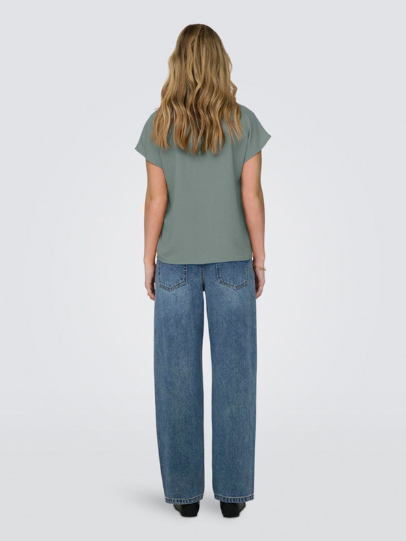 Jacqueline de Yong Зелена дамска блуза с лъвче JDY