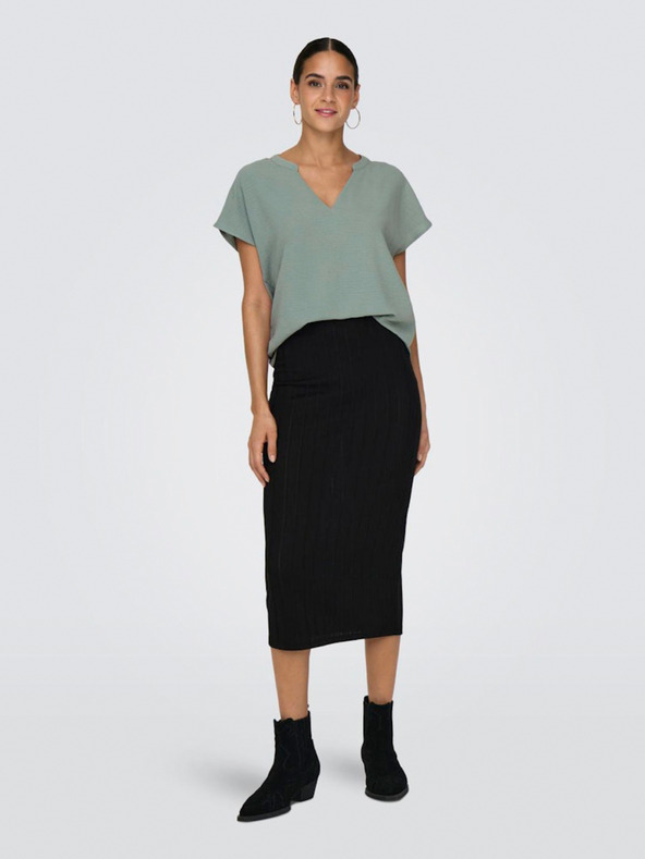 Jacqueline de Yong Зелена дамска блуза с лъвче JDY