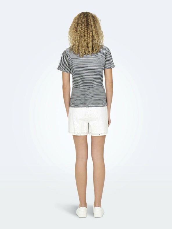 Jacqueline de Yong JDY Pisa бяла и синя дамска риза на райета