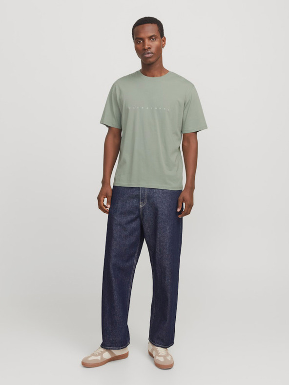 Jack & Jones Светлозелена мъжка риза Jack & Jones Star