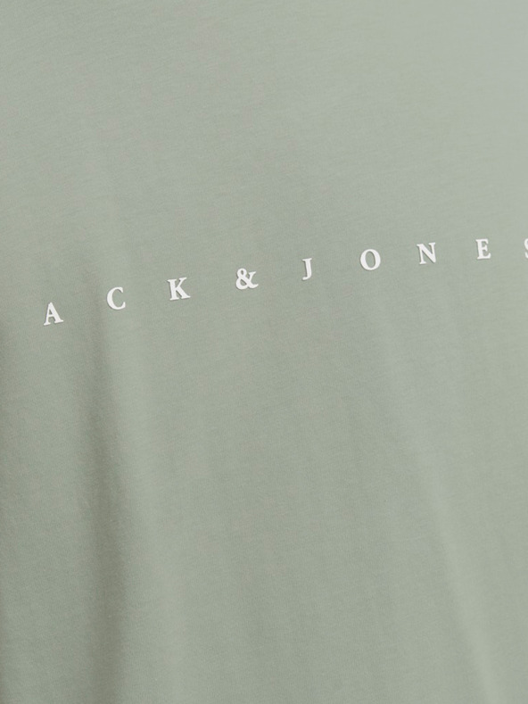 Jack & Jones Светлозелена мъжка риза Jack & Jones Star
