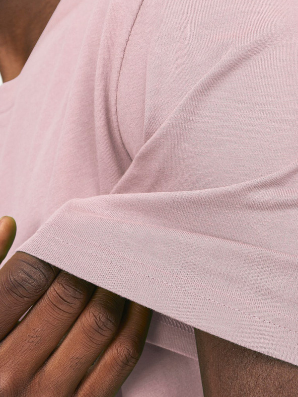 Jack & Jones Розова мъжка тениска Jack & Jones Star