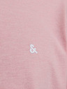Jack & Jones Розова мъжка тениска Jack & Jones Paulos