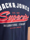 Jack & Jones Тъмносиня мъжка риза с логото на Jack & Jones