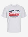 Jack & Jones Бяла мъжка риза с логото на Jack & Jones