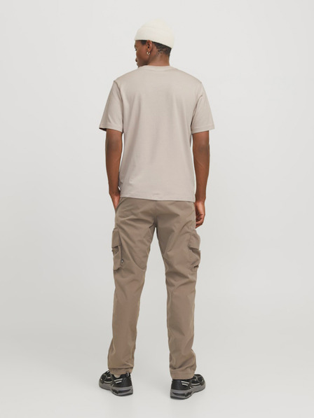 Jack & Jones Jack & Jones Fusion Бежова мъжка тениска