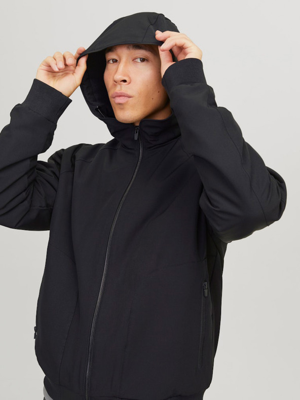 Jack & Jones Черно мъжко яке Jack & Jones Perfect