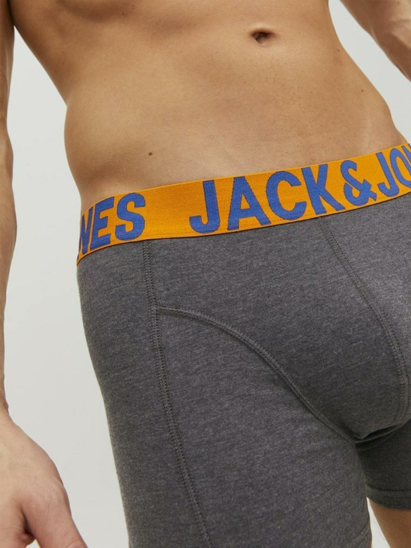 Jack & Jones Комплект от три боксерки Jack & Jones в черно, синьо и сиво