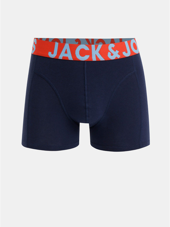 Jack & Jones Комплект от три боксерки Jack & Jones в черно, синьо и сиво