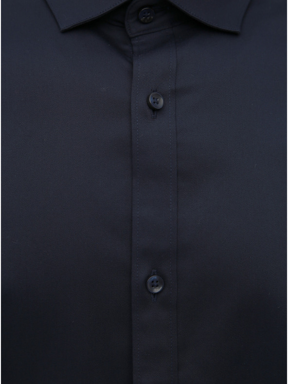 Jack & Jones Тъмносиня риза Jack & Jones Parma