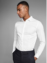 Jack & Jones Бяла тънка риза Jack & Jones Parma