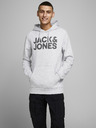 Jack & Jones Светлосива шарена качулка Jack & Jones Corp
