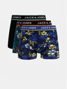 Jack & Jones Комплект от три боксерки Jack & Jones Flower в синьо и черно