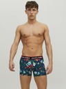 Jack & Jones Комплект от три боксерки Jack & Jones Flower в синьо и черно